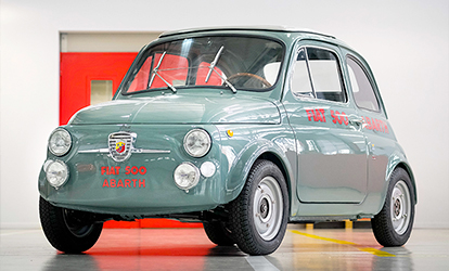 METRO FIAT Abarth Record Monza 1956 Cattini - Poltronieri 1.43