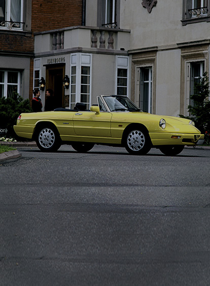 Photo Automobile D'époque – Alfa Romeo Spider 1990-1993 – Réf A.031135