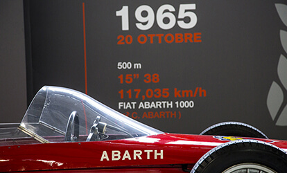 Carte Postale Ancienne Abarth 2000 Monza Record 1965 | Carlo Abarth Italie